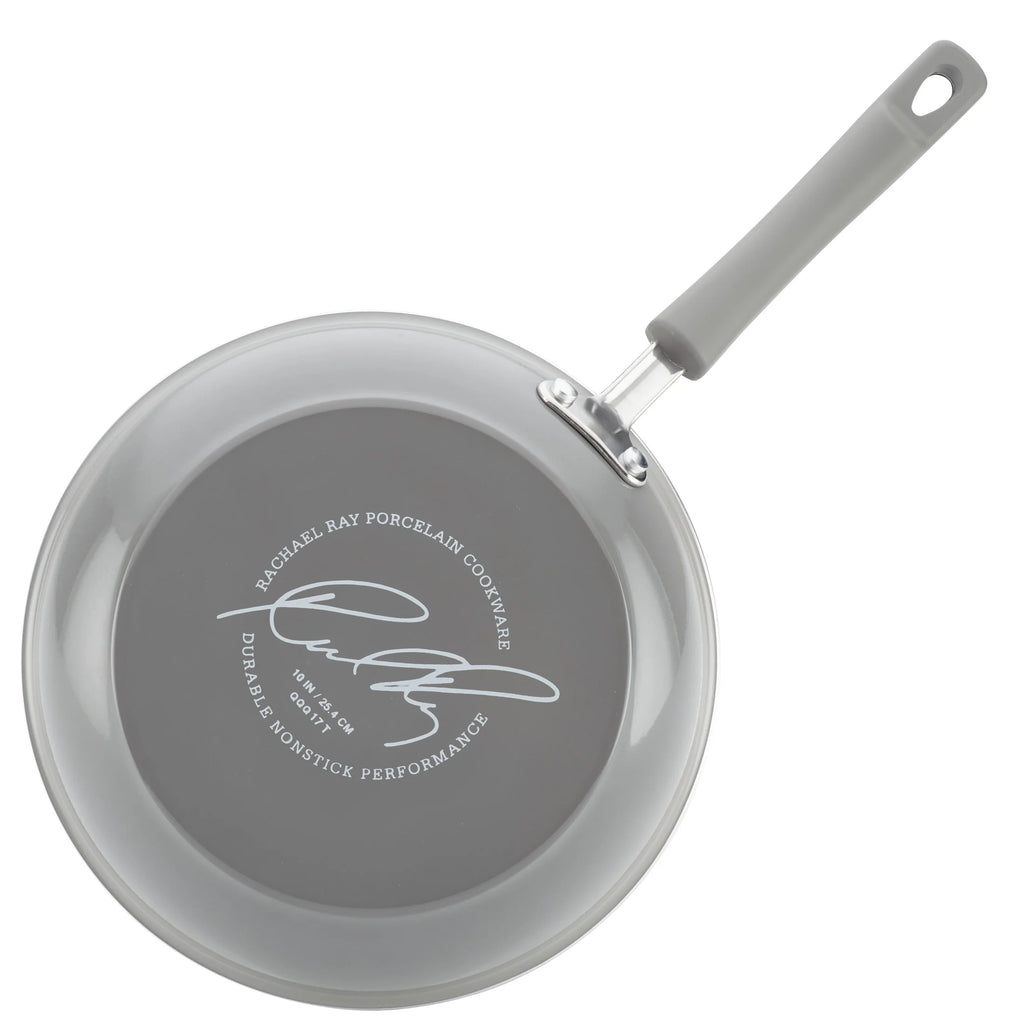 Rachael Ray 15 - Piece Nonstick Pots and Pans Set/Cookware Set, Marine Blue